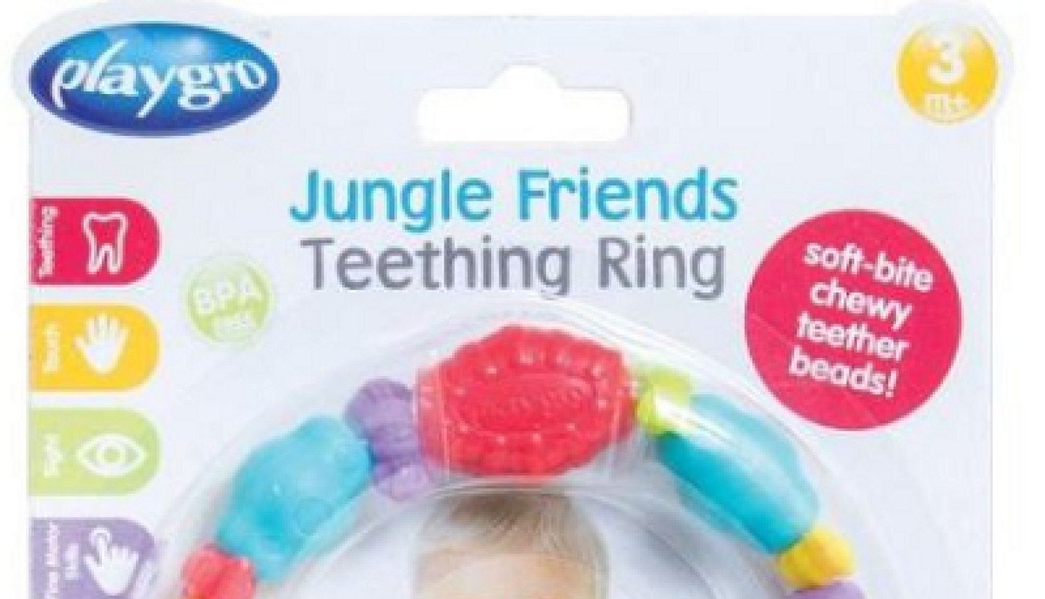 Atsaukums: Playgro Jungle Friends Teething Ring
